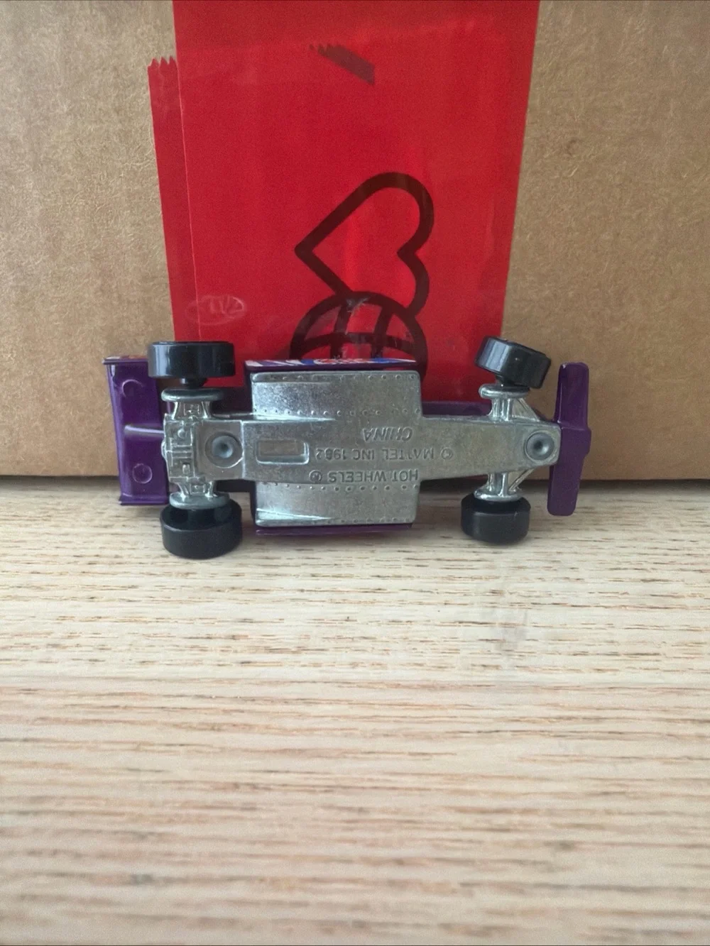 Hot Wheels 1982 Purple Race Car #6 Sun Racing F1 Grand Prix